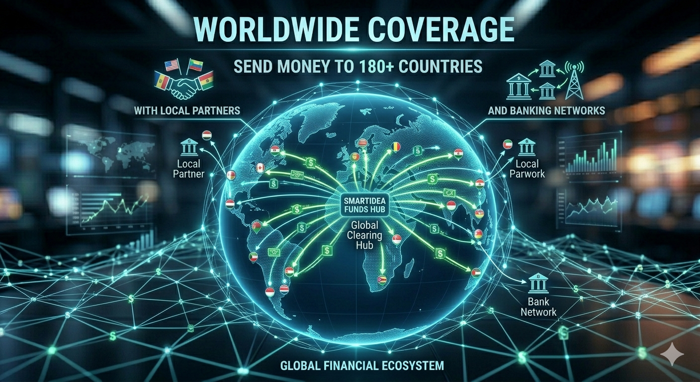 Cobertura global de envíos